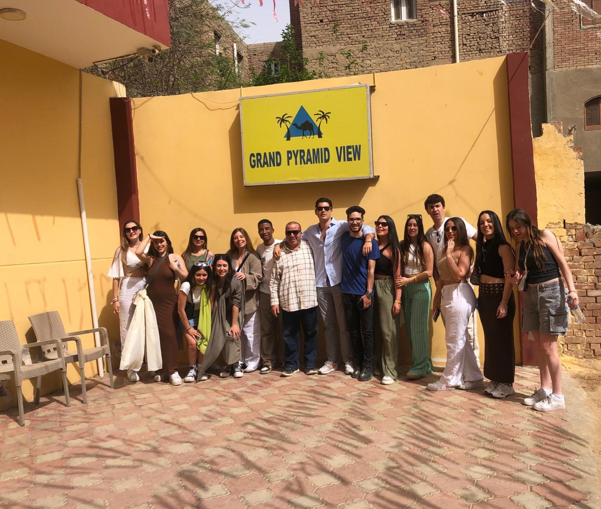 Grand Pyramid View Hotel Kafret el-Gabal Exterior foto